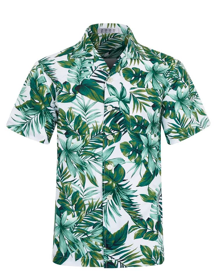 Geometric 3d Print Beach Shirts Short Sleeve Hawaiian Shirts Men's Blouses